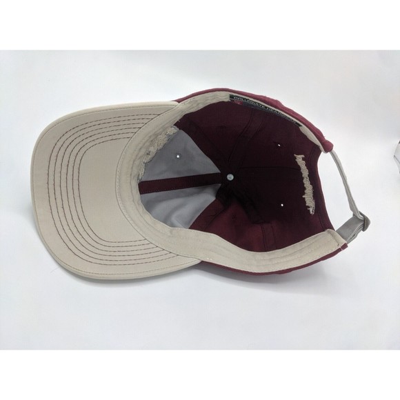 MN Gophers Hat NCAA Adjustable buckle Gray Red Mascot Goldy Embroidered Logo - Picture 10 of 12